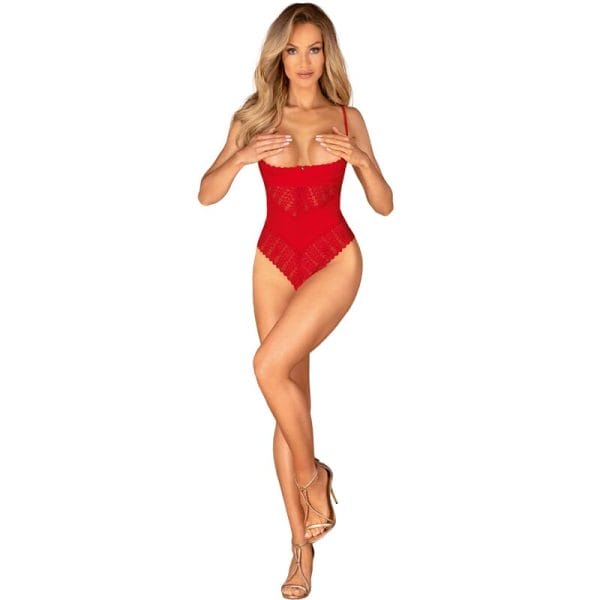 OBSESSIVE - INGRIDIA CROTCHLESS RED M/L 3